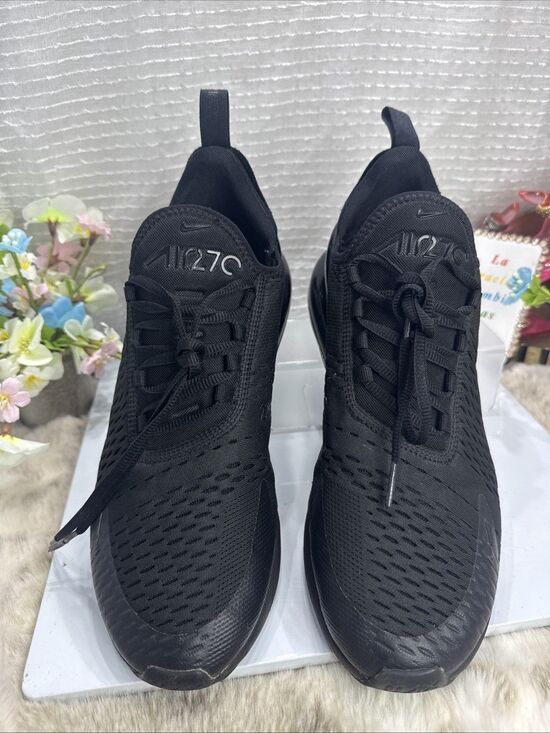 (B) Nike Air Max 270 Triple Black Casual Walking Sneakers Men,Sz 11.5,AH8050 005 main image 8